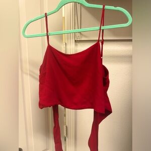 Brandy Melville tie crop top